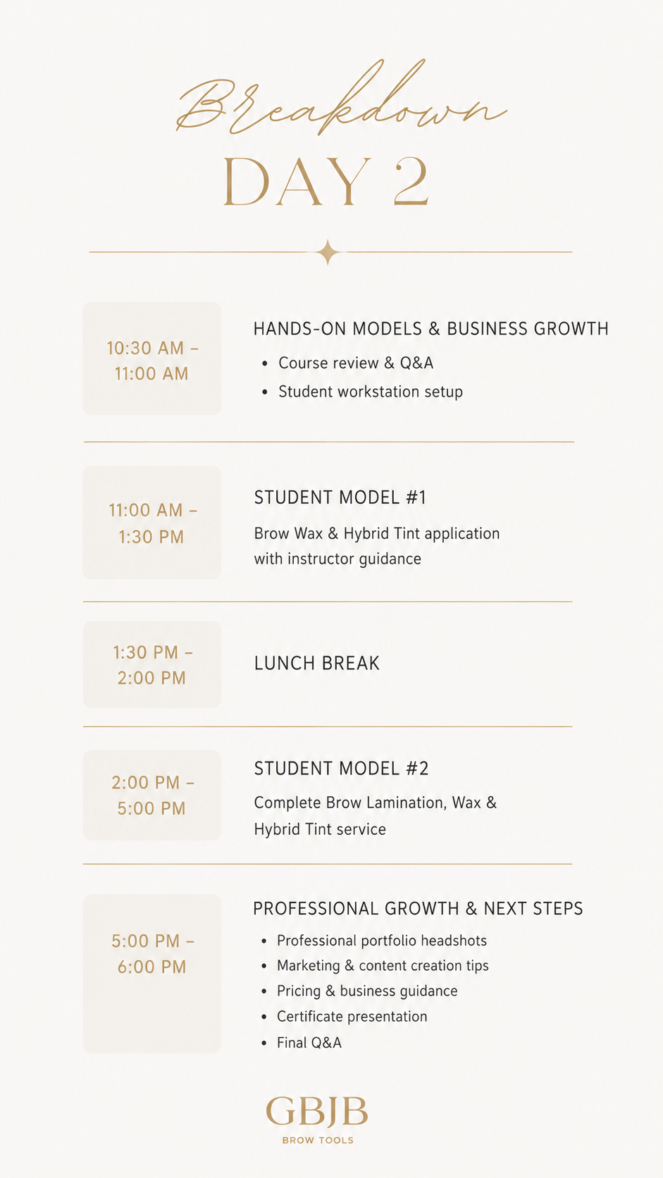 Brow Lamination, Wax & Tint – 2-Day Mastery Training