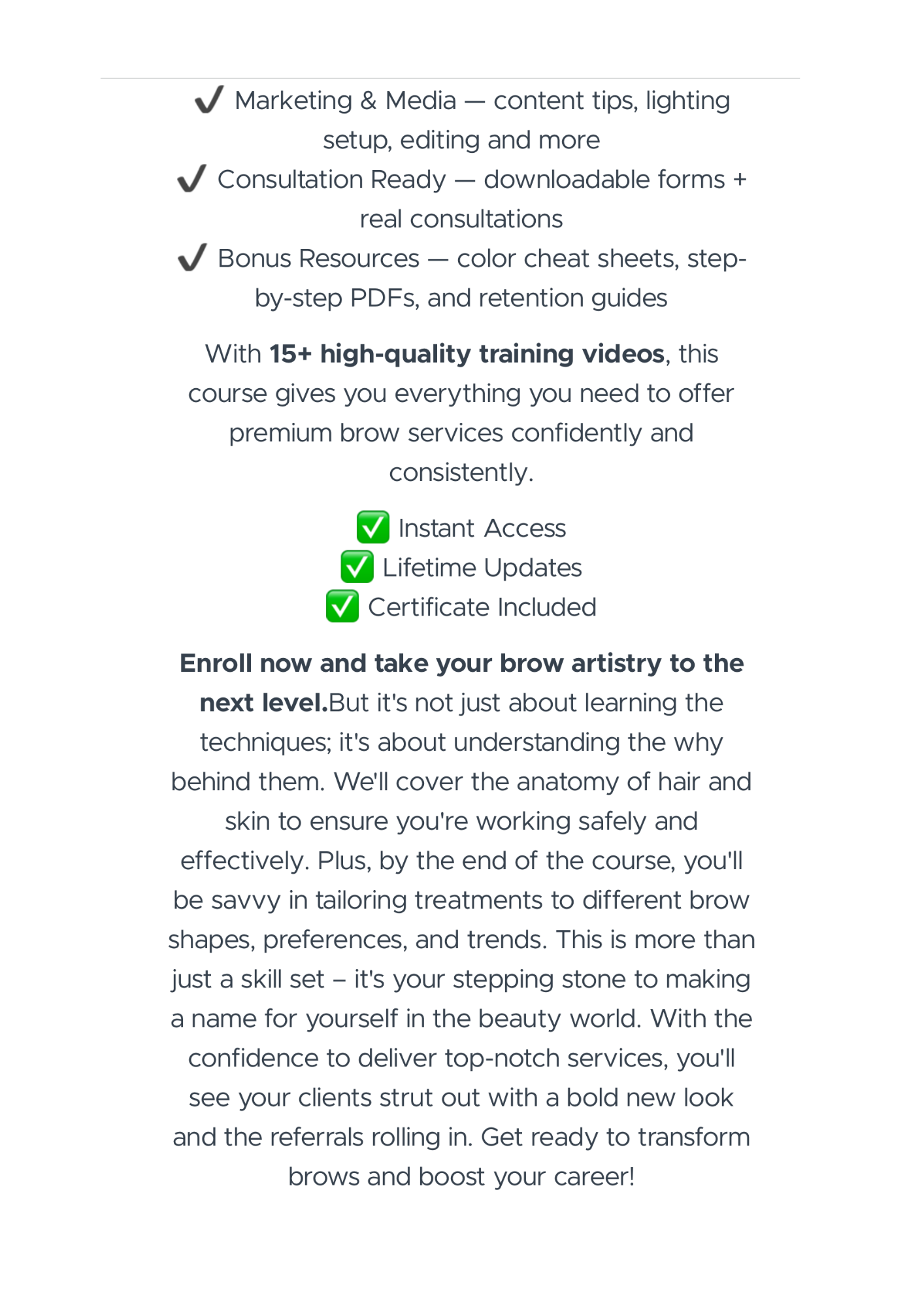 ONLINE BROW LAMINATION WAX AND TINT COURSE