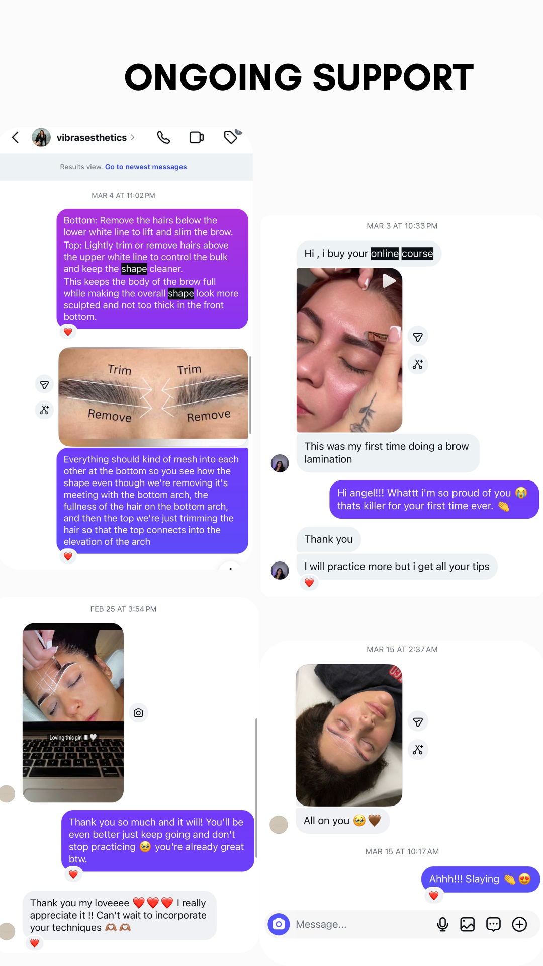 ONLINE BROW LAMINATION WAX AND TINT COURSE